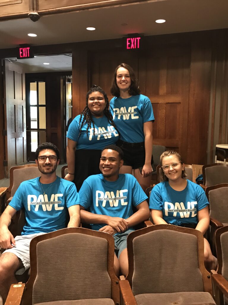 PAVE educators before Speak About It at NSO