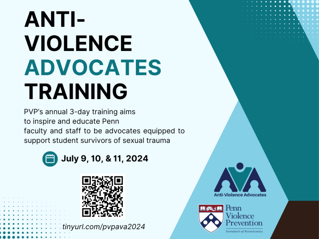 The AVA training is back! Register at the link below